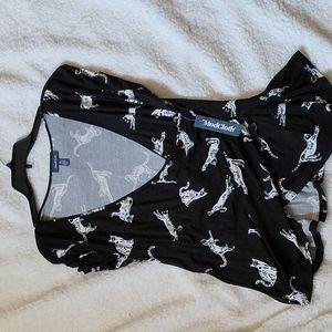 Skeleton cat wrap front top